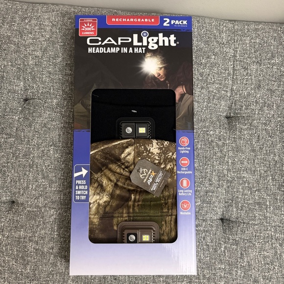 Realtree Other - Realtree Camouflage/Black  Cap with LED Light